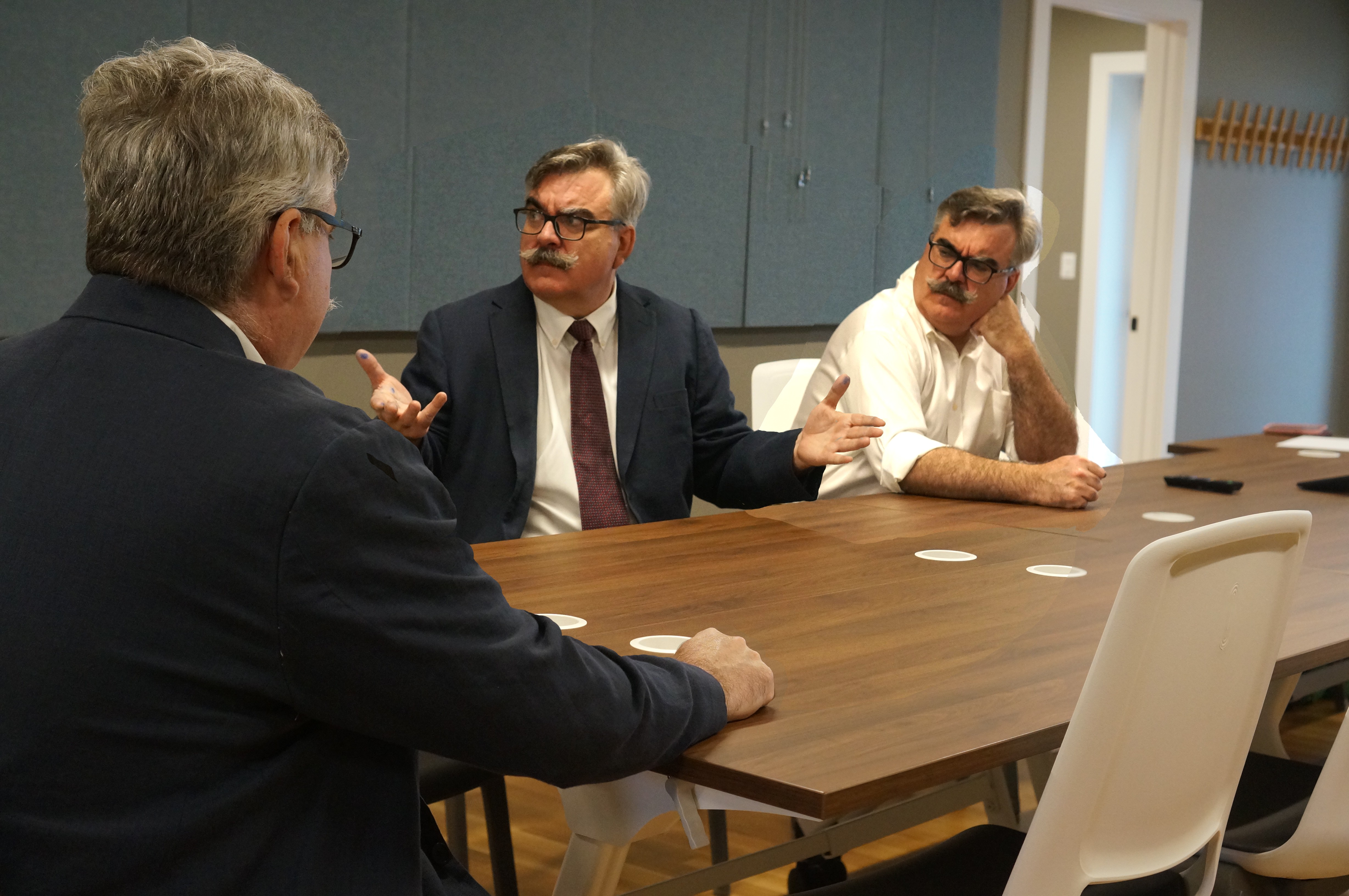 Board room discussion